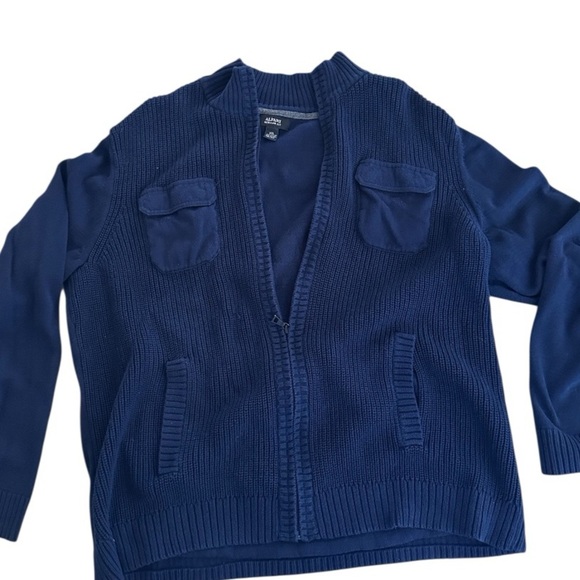 Alfani Men’s Navy Knit Sweater XXL - Picture 1 of 4